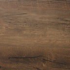 40" Rustic Coffee Table with X-Metal Accents and Storage Shelf