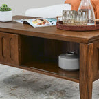 Mid Century Modern Fluted Coffee Table