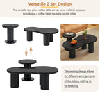 Cloud Coffee Table with Round Small Side Table