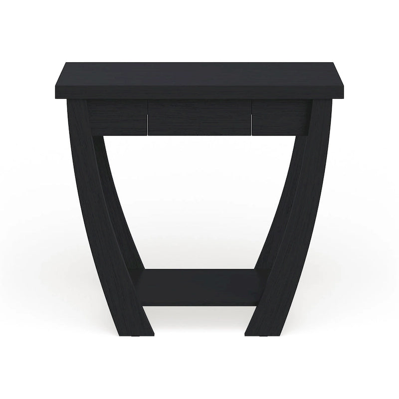 Modern Console Table with Drawer and Shelf - 36 inch