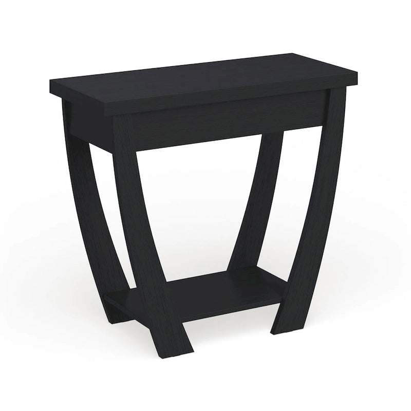 Modern Console Table with Drawer and Shelf - 36 inch