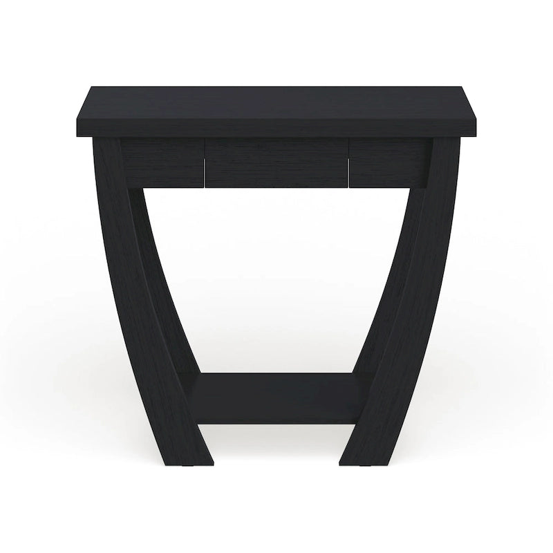 Modern Console Table with Drawer and Shelf - 36 inch