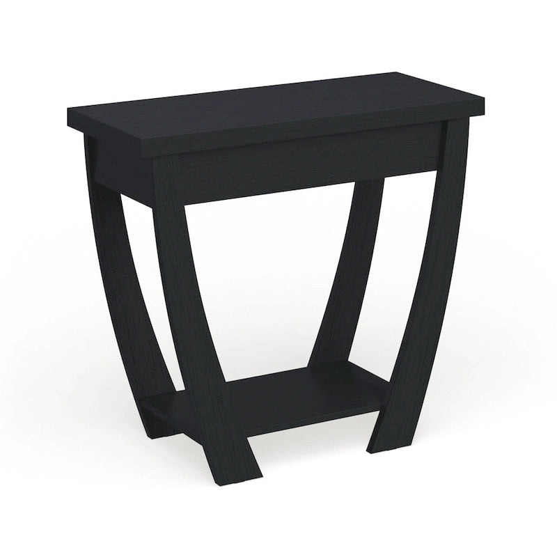 Modern Console Table with Drawer and Shelf - 36 inch