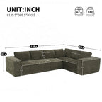 Minimalist Modular Sofa with Advanced Materials for Comfort and Style