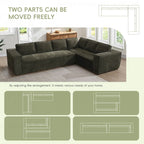 Minimalist Modular Sofa with Advanced Materials for Comfort and Style