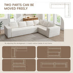 Minimalist Modular Sofa with Advanced Materials for Comfort and Style