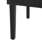 Button-Tufted Upholstered Dining Chairs, Set of 6, Mid-Century Modern Faux Leather