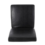 Button-Tufted Upholstered Dining Chairs, Set of 6, Mid-Century Modern Faux Leather