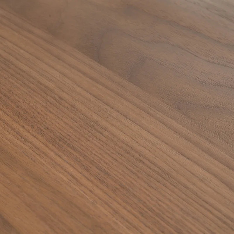 Wooden rectangular dining table and chairs