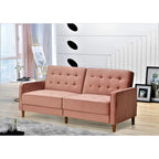 Tufted Velvet Sofa Bed Sleeper