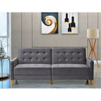 Tufted Velvet Sofa Bed Sleeper