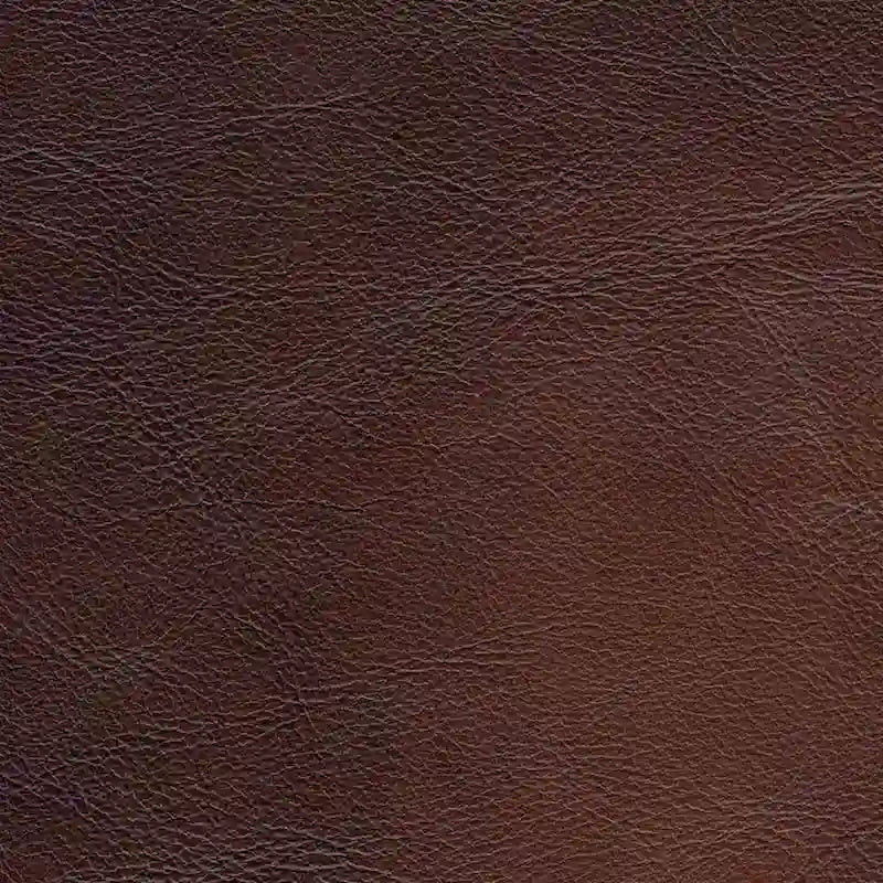 Brown Top Grain Leather Sofa with Track Arms