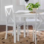 Dining Table with 4 X-Back Chairs