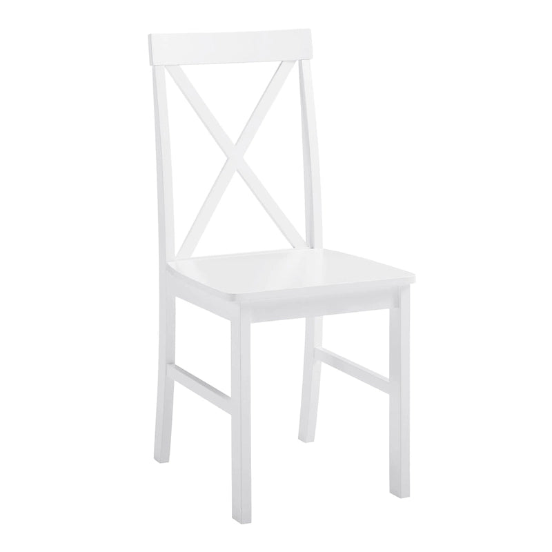 Dining Table with 4 X-Back Chairs