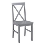 Dining Table with 4 X-Back Chairs