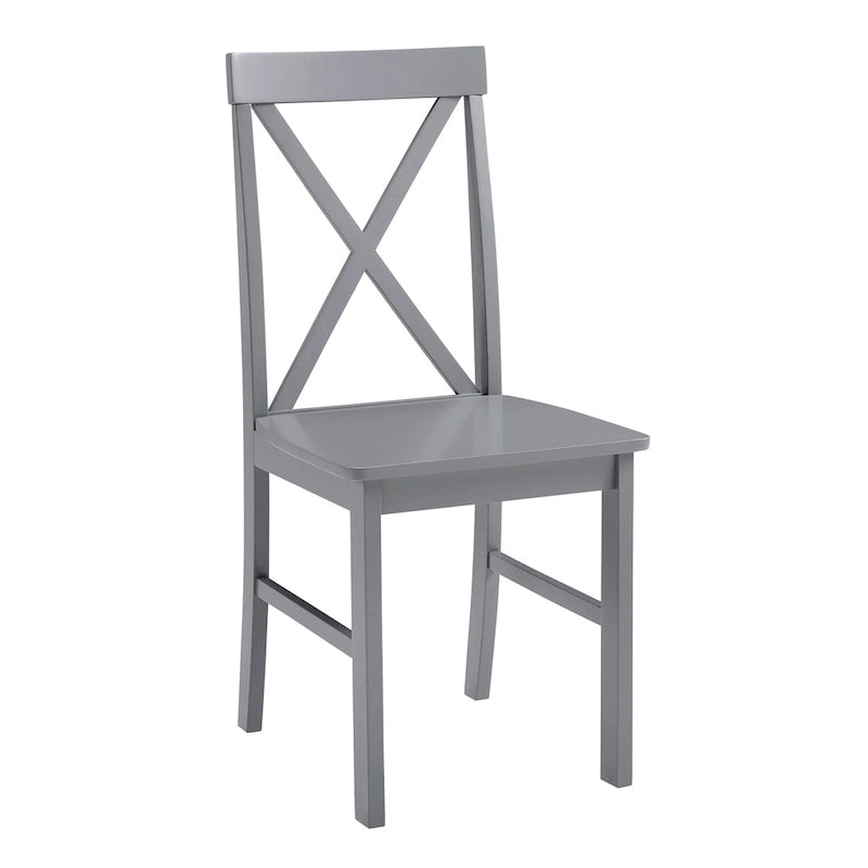 Dining Table with 4 X-Back Chairs
