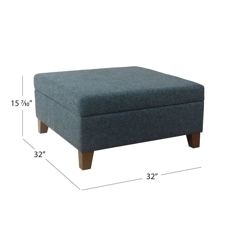 32  Square Storage Ottoman