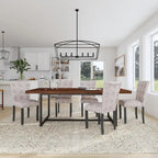 Classic round dining chairs