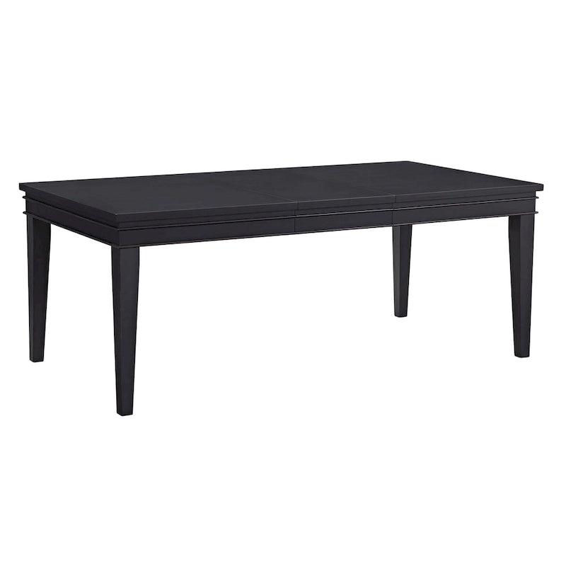 Extendable Dining Table - Antique White & Grey - Seats 6