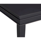 Extendable Dining Table - Antique White & Grey - Seats 6