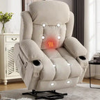 Power Lift Chairs Recliners, Heat & Massage, USB Port, Remote Control