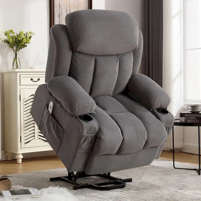 Power Lift Chairs Recliners, Heat & Massage, USB Port, Remote Control
