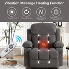 Power Lift Chairs Recliners, Heat & Massage, USB Port, Remote Control