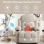 Power Lift Chairs Recliners, Heat & Massage, USB Port, Remote Control