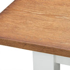 Driftwood & Black Farmhouse Dining Table for 6
