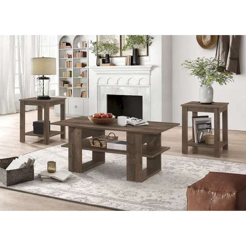 Transparent tempered glass tabletop with a metal frame, suitable for living rooms.