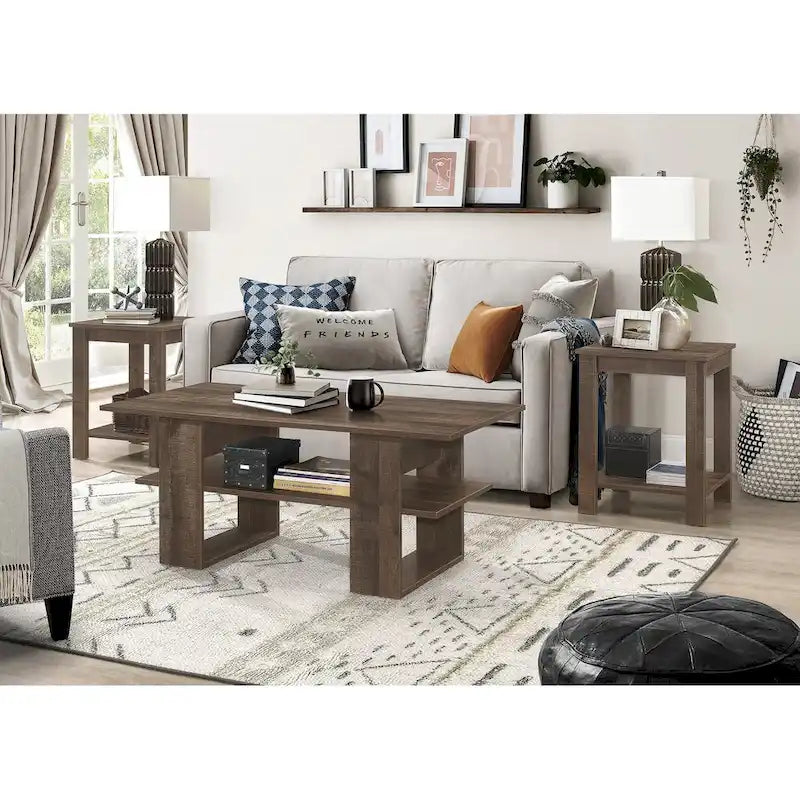 Transparent tempered glass tabletop with a metal frame, suitable for living rooms.