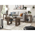 Transparent tempered glass tabletop with a metal frame, suitable for living rooms.
