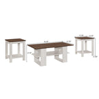 Transparent tempered glass tabletop with a metal frame, suitable for living rooms.