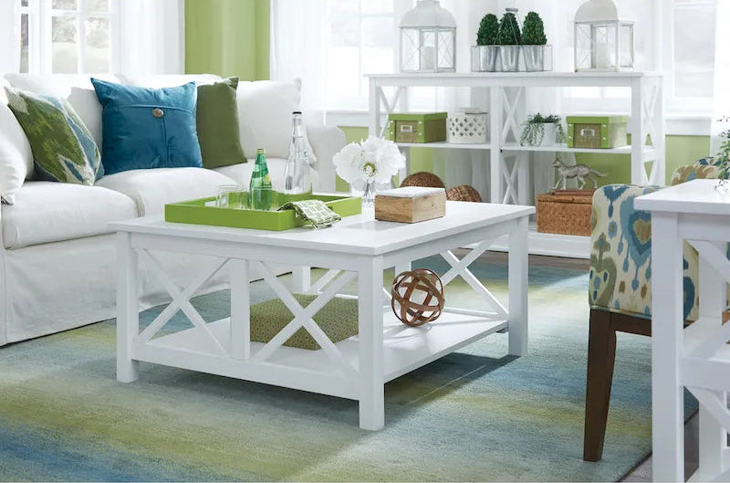 International Concepts Hampton Solid Wood Square Coffee Table - 36  x 36 