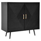 Modern Wooden 2-door Accent Cabinet