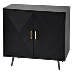 Modern Wooden 2-door Accent Cabinet