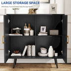 Modern Wooden 2-door Accent Cabinet