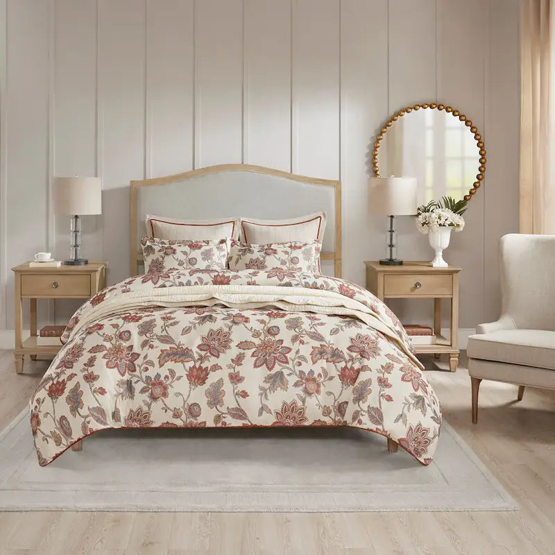 Light Natural Nightstand with Drawer and Shelf