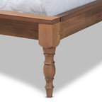 French-inspired Vintage Wood Bed Frame