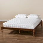 French-inspired Vintage Wood Bed Frame