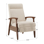 25.75-inch wide medieval-style recliner