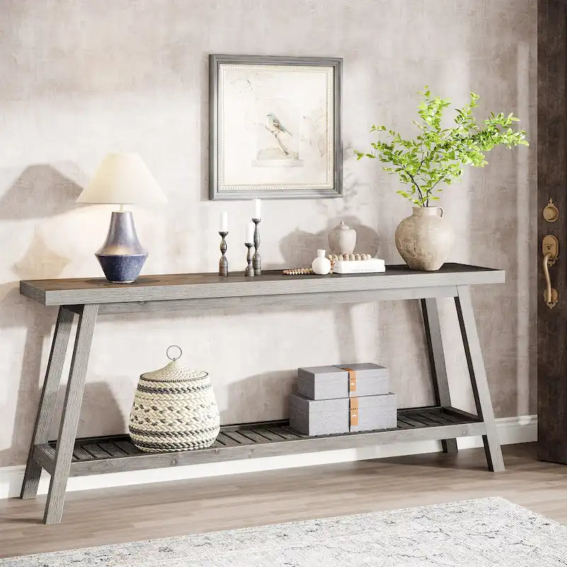 Farmhouse 70.9 Inches Console Entryway Table