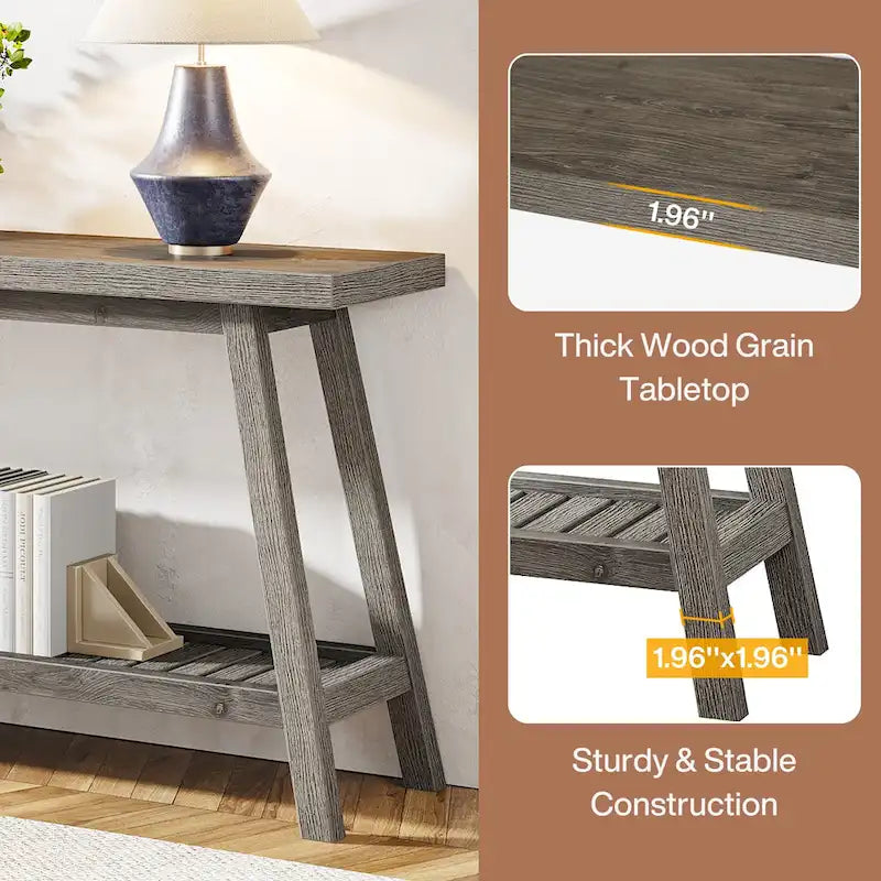 Farmhouse 70.9 Inches Console Entryway Table
