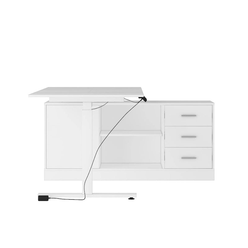 Super-Sized Standing Desk with Electric Lift - 63 x31.5 PC Desktop