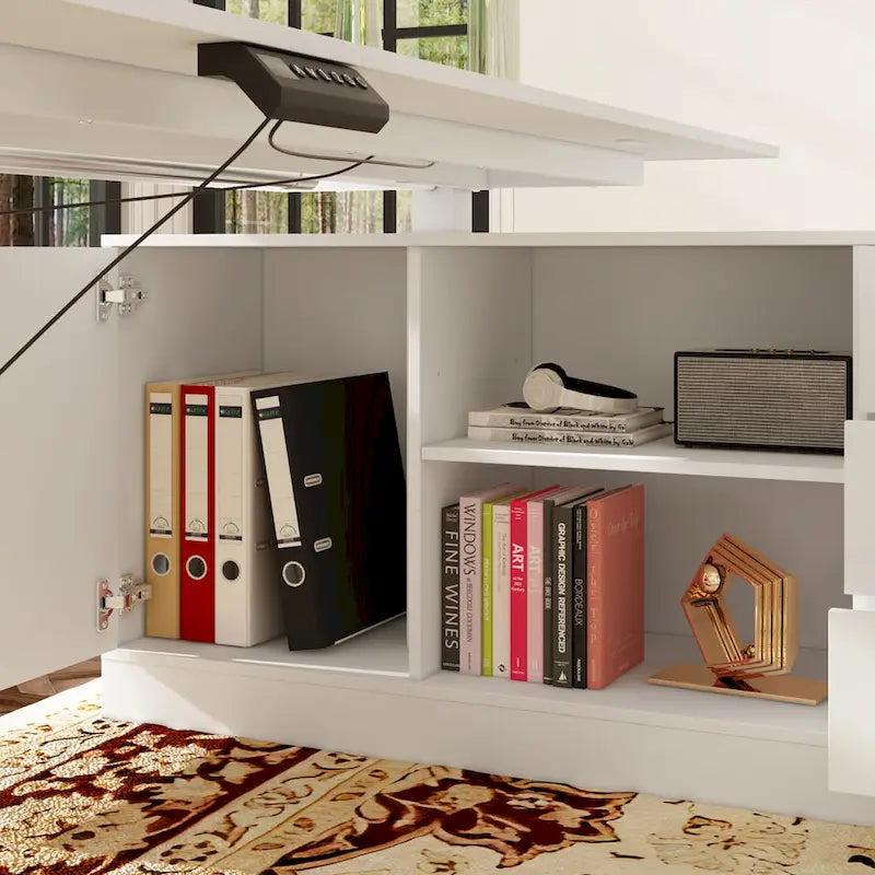 Super-Sized Standing Desk with Electric Lift - 63 x31.5 PC Desktop