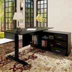 Super-Sized Standing Desk with Electric Lift - 63 x31.5 PC Desktop