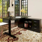 Super-Sized Standing Desk with Electric Lift - 63 x31.5 PC Desktop