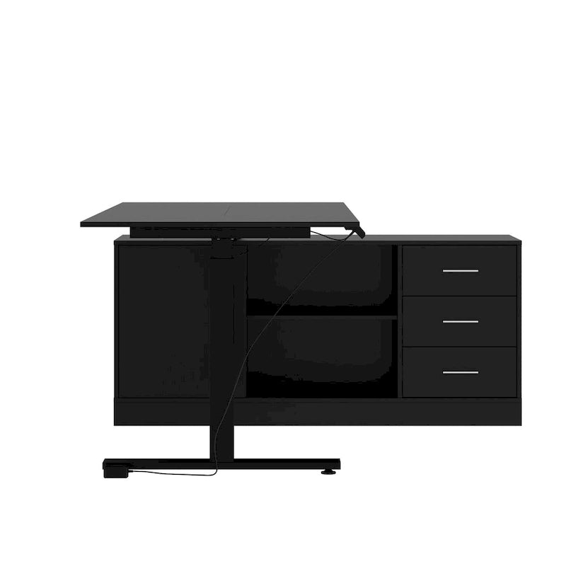 Super-Sized Standing Desk with Electric Lift - 63 x31.5 PC Desktop