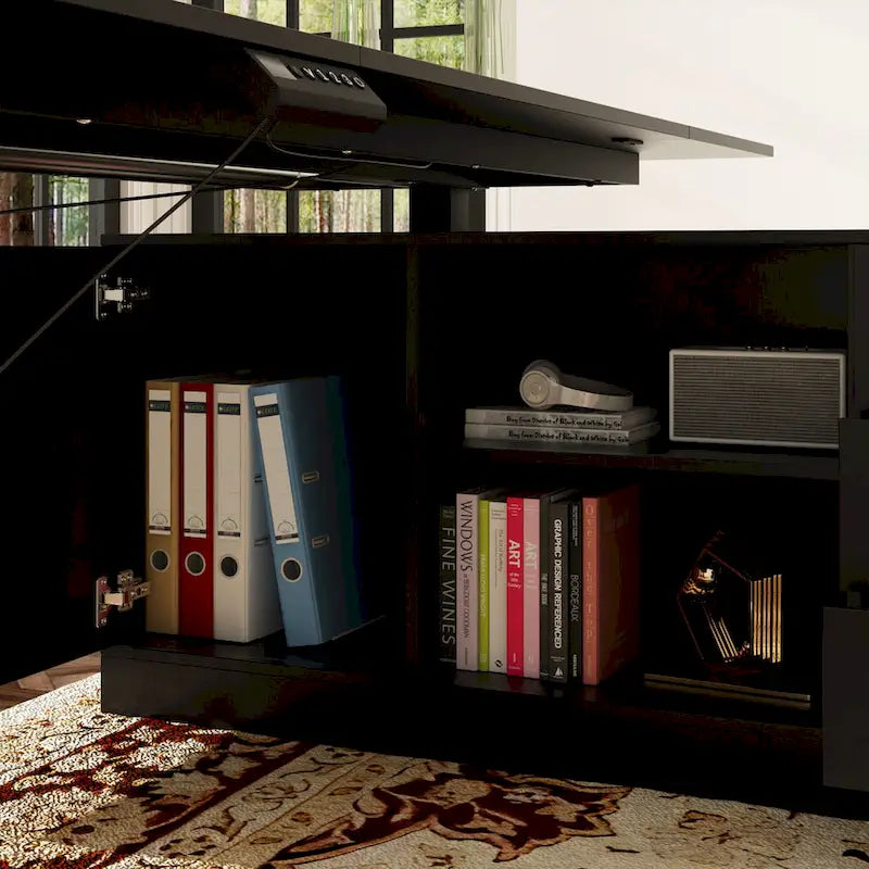 Super-Sized Standing Desk with Electric Lift - 63 x31.5 PC Desktop