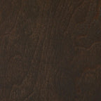Dark Brown Sideboard with Gold Legs - 2 Cabinet Storage